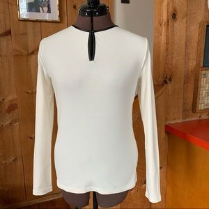 Ralph Lauren “Leather” Detailed Long Sleeve Tshirt